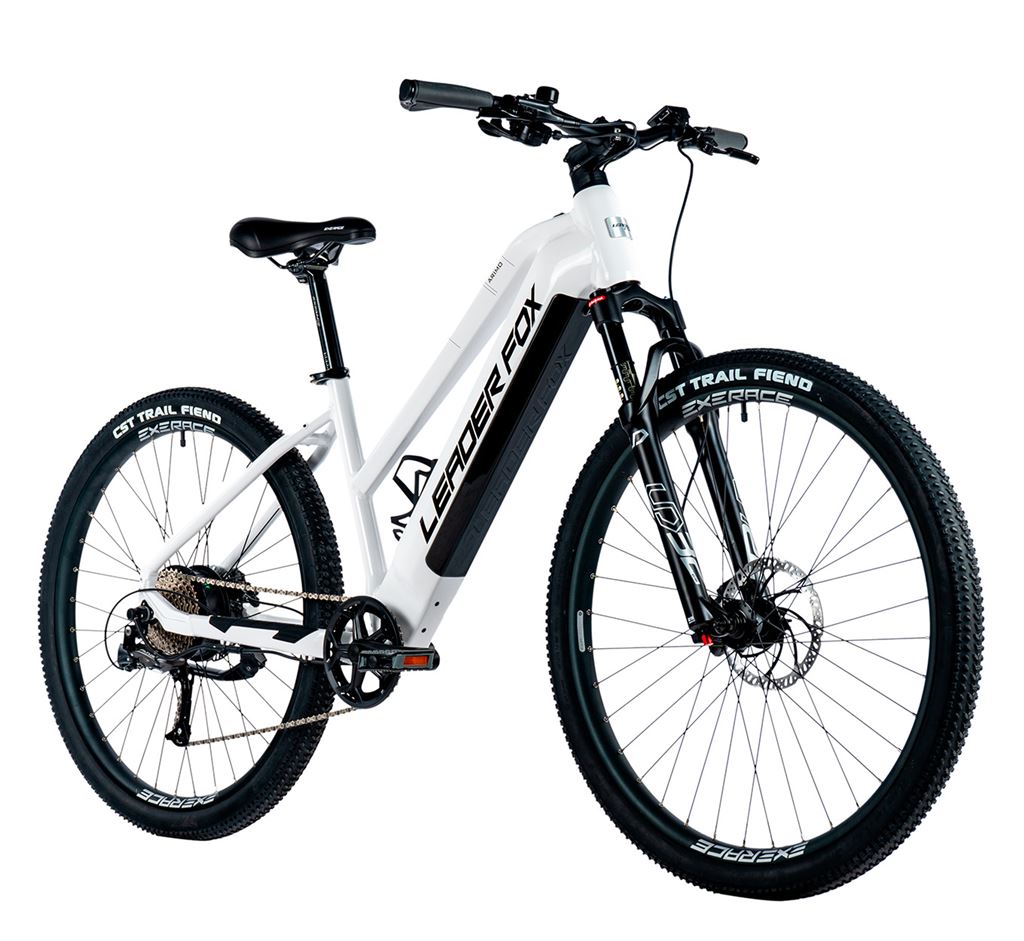 LEADER FOX E-BIKE 28 SANDY GENT 20,5-1, BLACK MATT/BLUE+GREY (REAR MOTOR), vel. 20,5