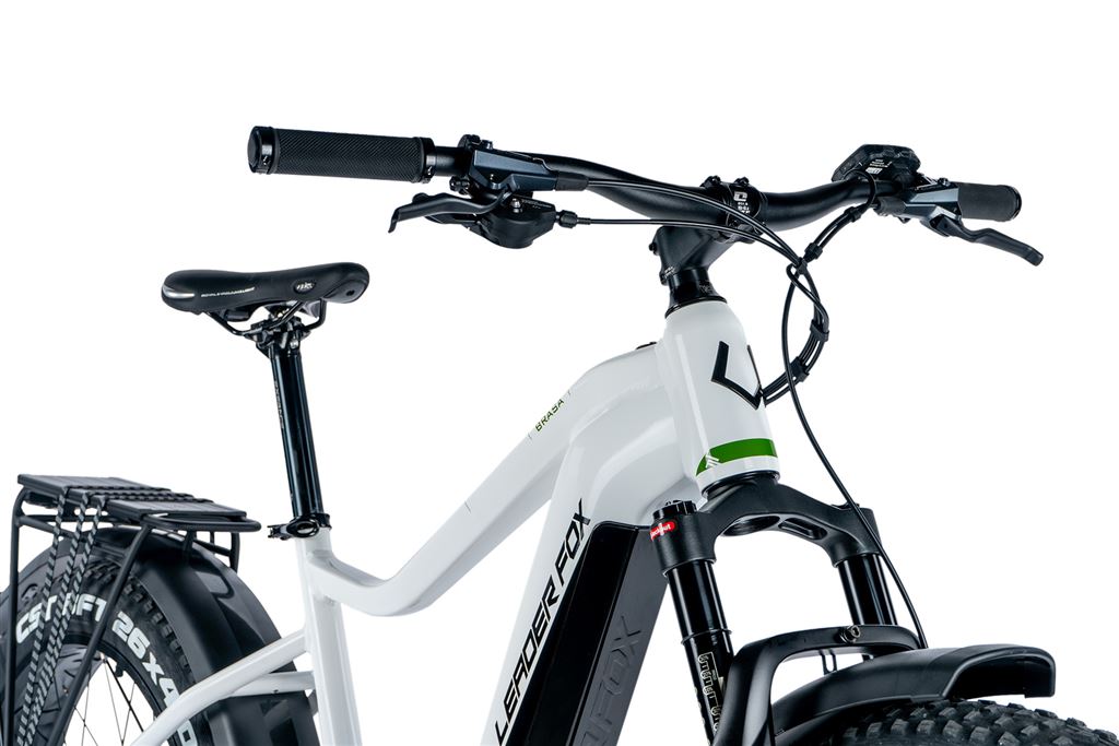 Leader Fox BRASA FAT E-BIKE 26, 2023 bílé, vel. 18