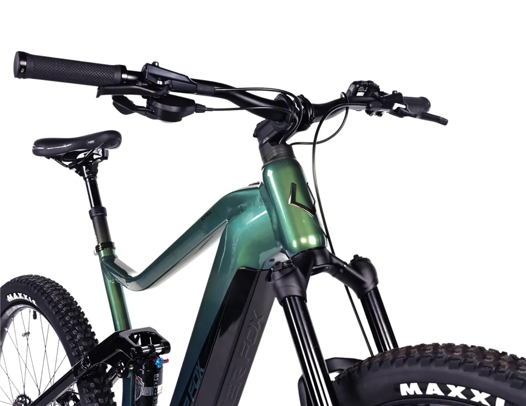 E-BIKE AYRA FULL.SUSP 29, 19,5-1,  GREEN BOTTLE  (PANASONIC)