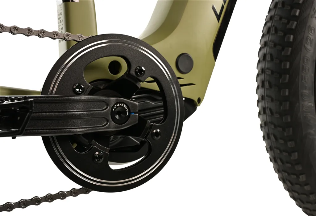 E-BIKE 26 BRAGA,FAT BIKE,20-1, ARMY GREEN (M510)