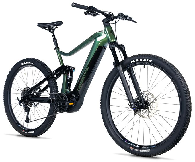 E-BIKE AYRA FULL.SUSP 29, 17,5-1,  GREEN BOTTLE (PANASONIC)