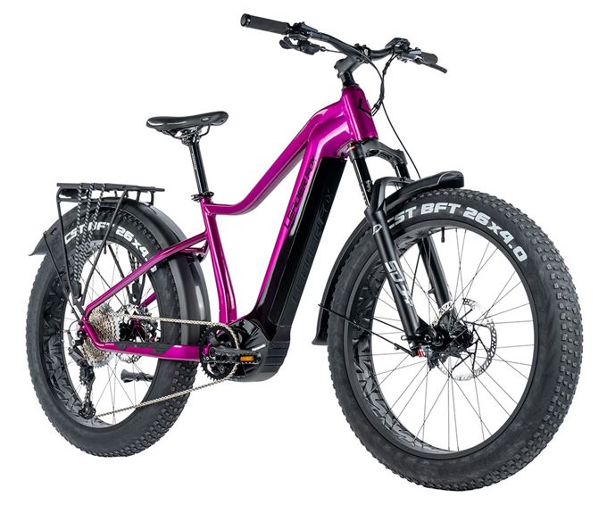 E-BIKE 26 BRASA,FAT BIKE,20-3, VIOLET SHINY (PANASONIC)